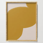 Mustard Modern Shape Serving Tray Gallery Image 1