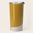 Mustard Modern Shape Travel Mug Gallery Image 2