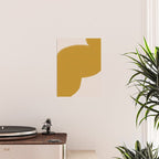 Mustard Modern Shape Poster Gallery Image 2