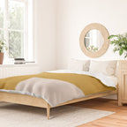 Mustard Modern Shape Duvet Cover Gallery Image 2