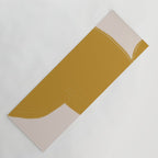 Mustard Modern Shape Yoga Mat Gallery Image 1