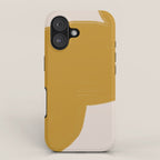 Mustard Modern Shape iPhone Case Gallery Image 1