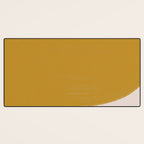 Mustard Modern Shape Desk Mat Gallery Image 3