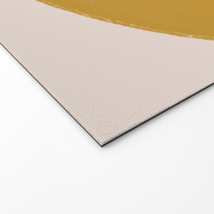 Mustard Modern Shape Welcome Mat Gallery Image 2