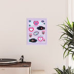 Milagro love heart - Lavender Poster Gallery Image 2