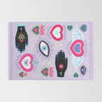 Milagro love heart - Lavender Rug Gallery Image 2