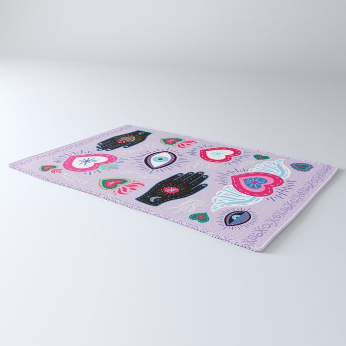 Milagro love heart - Lavender Rug Gallery Image 3