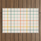 Simple Check - citrus Outdoor Rug Gallery Image 1