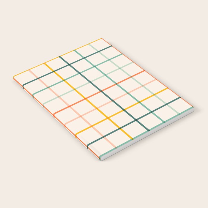 Simple Check - citrus Notebook Gallery Image 1
