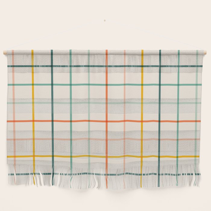 Simple Check - citrus Wall Hanging Gallery Image 1