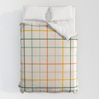 Simple Check - citrus Duvet Cover Gallery Image 6