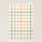 Simple Check - citrus Stationery Card Gallery Image 2