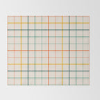 Simple Check - citrus Throw Blanket Gallery Image 2