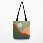 Minimal lake side view  Tote Bag Gallery Image 2