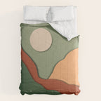 Minimal lake side view  Comforter Gallery Image 6