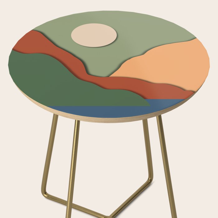 Minimal lake side view  Side Table Gallery Image 2