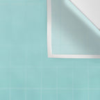 Future Grid Pattern in Aqua Teal Wall Tapestry Gallery Image 3