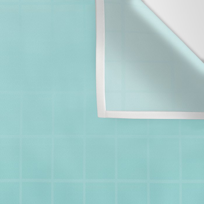 Future Grid Pattern in Aqua Teal Wall Tapestry Gallery Image 3
