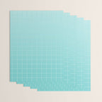Future Grid Pattern in Aqua Teal Wrapping Paper Gallery Image 3