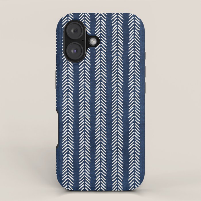 Small Navy Arrowheads iPhone Case Gallery Image 1