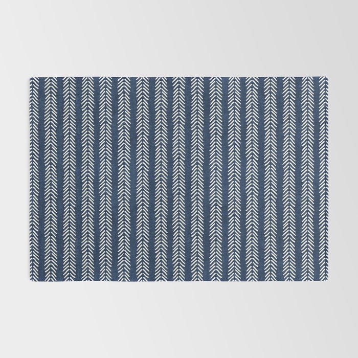 Small Navy Arrowheads Rug Gallery Image 2