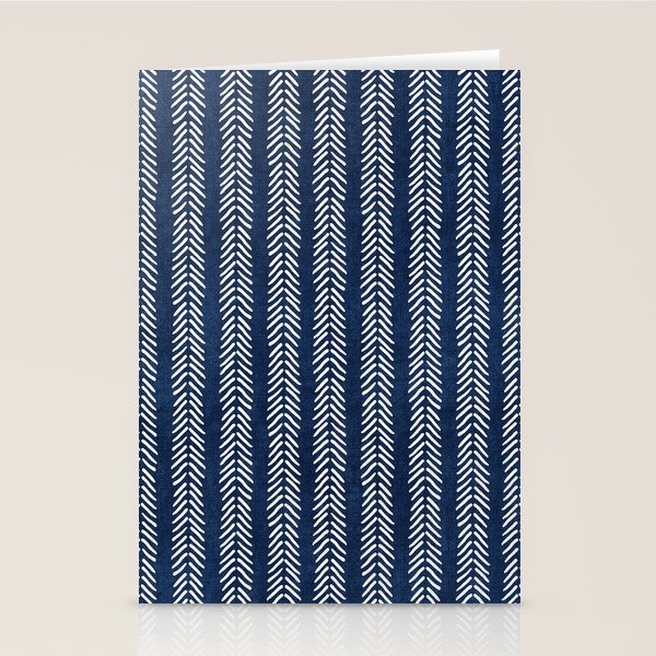 Small Navy Arrowheads Stationery Card Gallery Image 1
