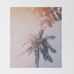 a palm tree ix Throw Blanket Gallery Image 2