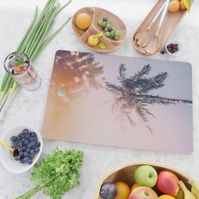 a palm tree ix Cutting Board Gallery Image 2