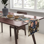 William Morris Inspired Butterfly Pattern - Midnight Garden Table Runner Gallery Image 2
