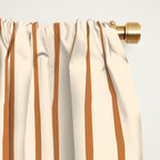 Color Block Line Abstract LXXIX Pantone Peach Fuzz Window Curtain Gallery Image 2