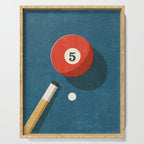 BILLIARDS / Ball 5 Serving Tray Gallery Image 1