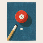 BILLIARDS / Ball 5 Poster Gallery Image 4