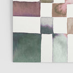 Watercolor Fall Checker Rustic Earthy Poster Gallery Image 3