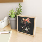 FLORAL SKULL Mini Art Print Gallery Image 2