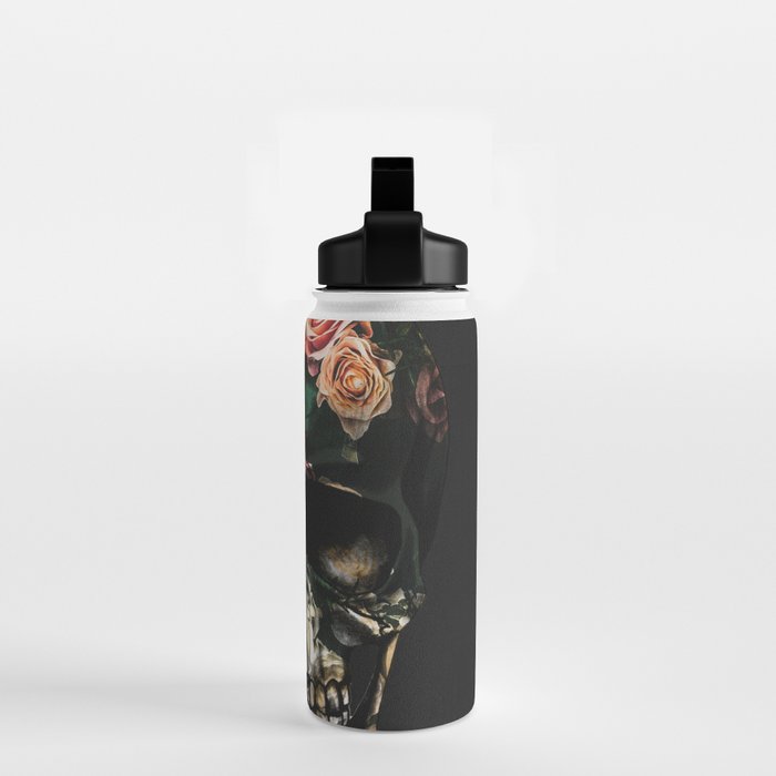 FLORAL SKULL Water Bottle Gallery Image 2