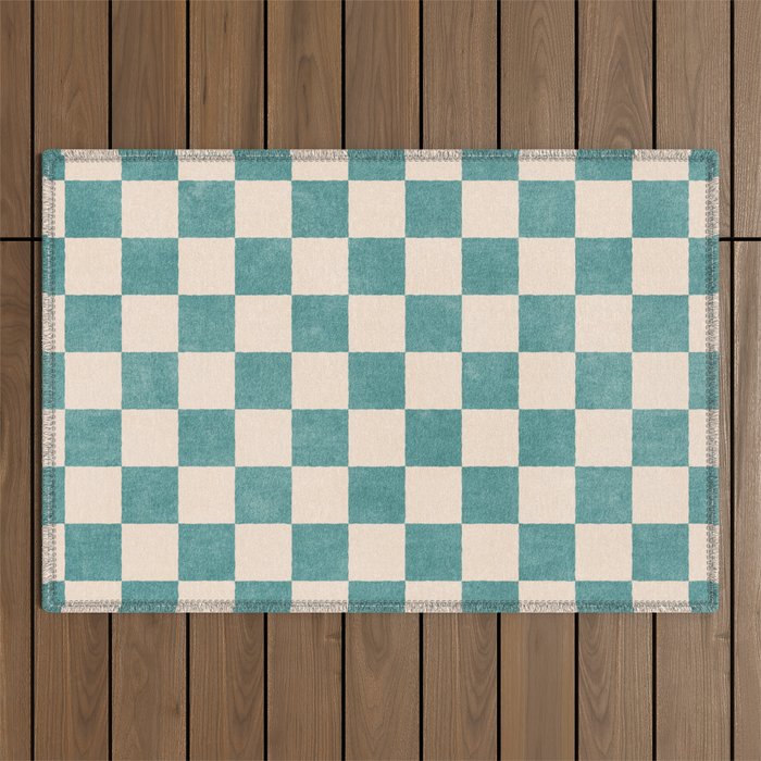CHECKER - 001 - Opal Outdoor Rug Gallery Image 1