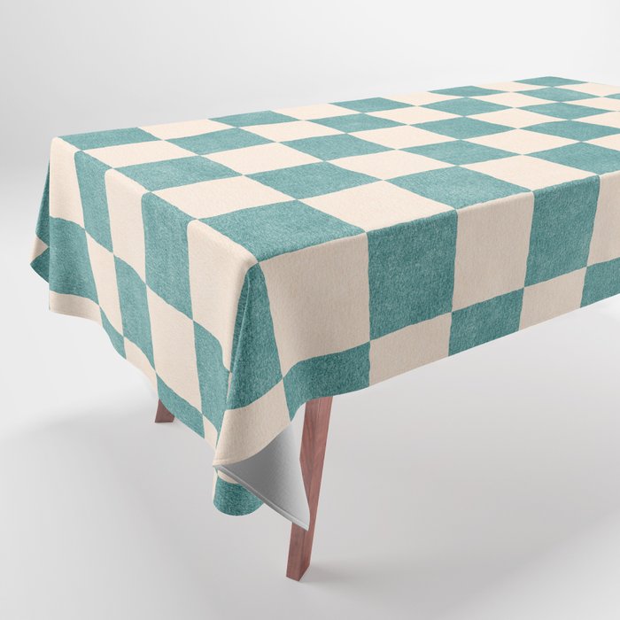 CHECKER - 001 - Opal Tablecloth Gallery Image 1