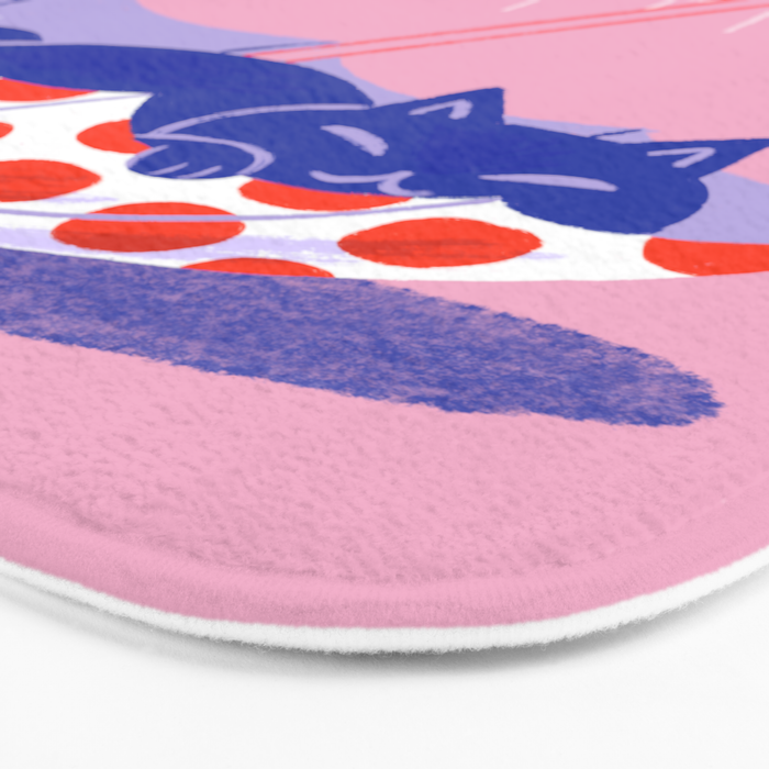 Umbrella Cat Bath Mat Gallery Image 3