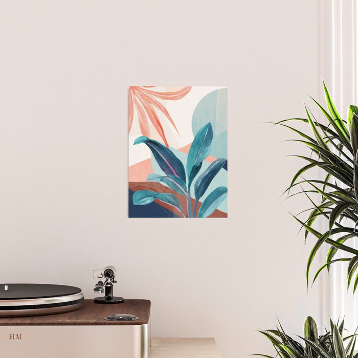 Abstract Art Tropical Leaves 15 Poster Gallery Image 2