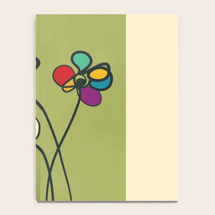 Line Little Wildflowers 1 Notebook Gallery Image 4