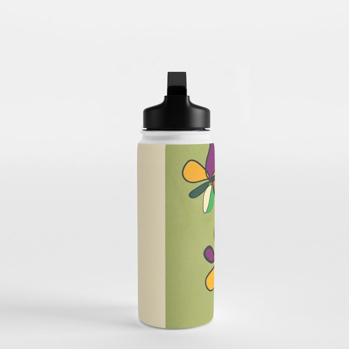 Line Little Wildflowers 1 Water Bottle Gallery Image 3