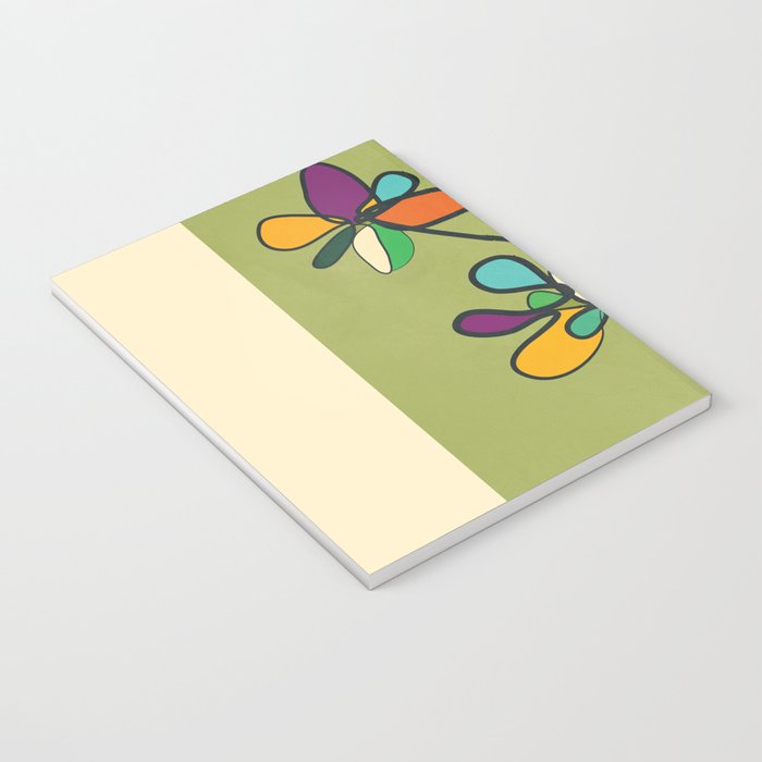Line Little Wildflowers 1 Notebook Gallery Image 3