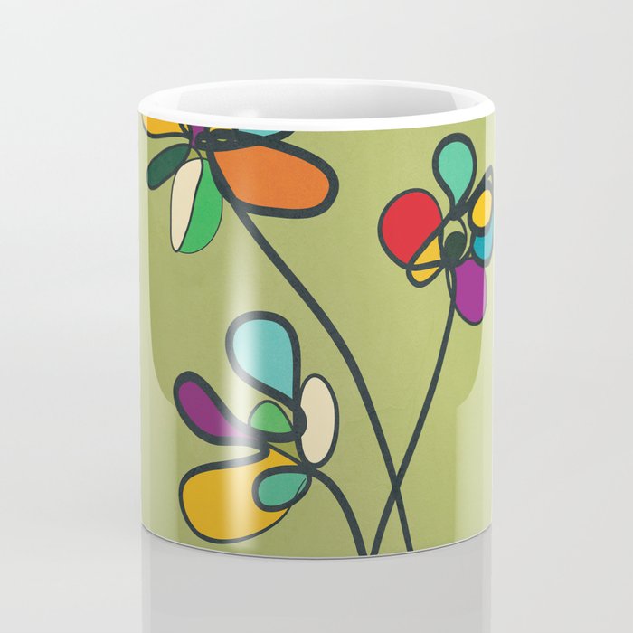 Line Little Wildflowers 1 Coffee Mug Gallery Image 4
