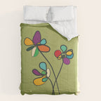 Line Little Wildflowers 1 Comforter Gallery Image 6