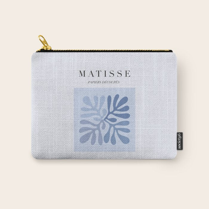 Blue Matisse Exhibition Poster - Light Blue Henri Matisse Cut Outs Vintage Poster Matisse Carry All Pouch Gallery Image 1