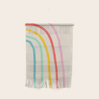 Abstract Pastel Rainbow Lines Wall Hanging Gallery Image 1