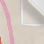 Abstract Pastel Rainbow Lines Wall Tapestry Gallery Image 3