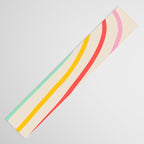 Abstract Pastel Rainbow Lines Table Runner Gallery Image 3