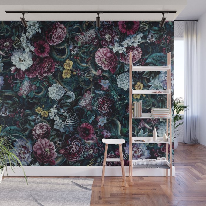 Skulls and Snake II Wall Mural Gallery Image 1