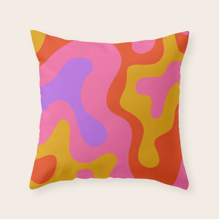 Standing on the edge Throw Pillow Gallery Image 6